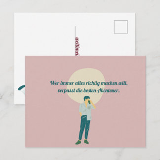 Cartão Postal Abenteuer