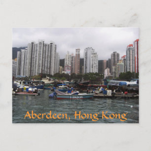 Cartão Postal Aberdeen, Hong Kong