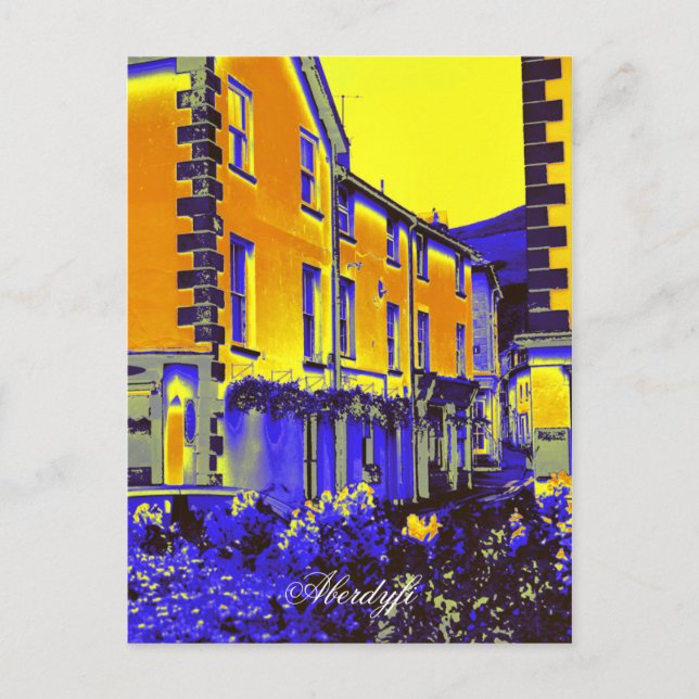 CARTÃO POSTAL ABERDYFI WALES (Frente)