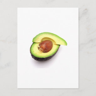 Cartão Postal Aberto em fatias Avocado