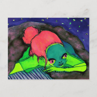 Cartão Postal Aberto Preto 1