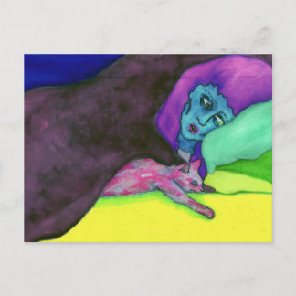 Cartão Postal Aberto Preto 2