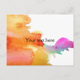 Cartão Postal Abertura da Aquarela
