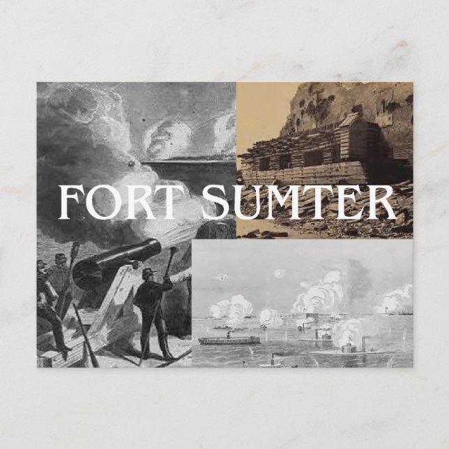 Cartão Postal ABH Fort Sumter (Frente)
