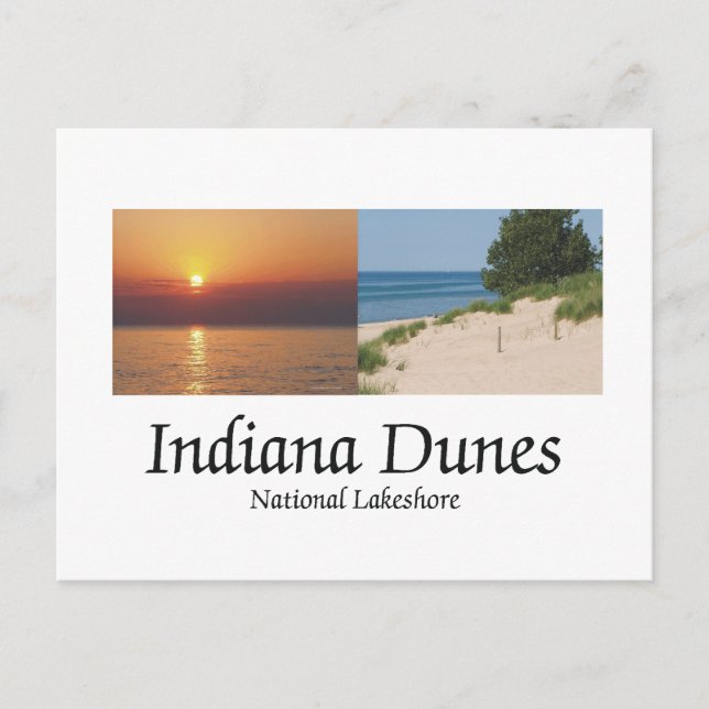 Cartão Postal ABH Indiana Dunes (Frente)