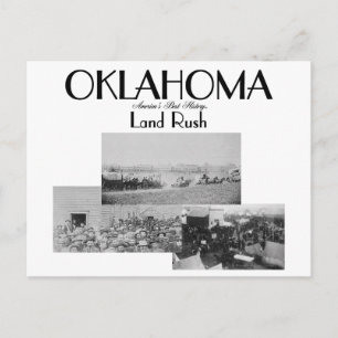 Cartão Postal ABH Oklahoma Land Rush