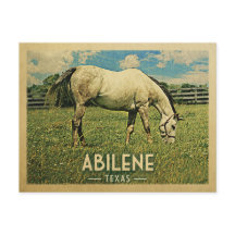 Abilene Texas Horse Fazenda - Viagens vintage