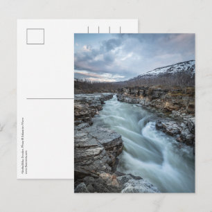 Cartão Postal Abisko Suécia