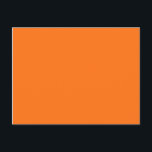 Cartão Postal abóbora colorida<br><div class="desc">abóbora colorida FF7518</div>