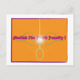 Cartão Postal Abolir A Pena De Morte!