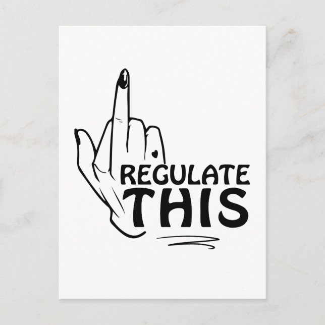 Cartão Postal Aborto É Saúde, Direitos do Aborto (Frente)