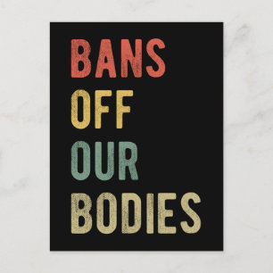 Cartão Postal Aborto Pró - Proíbe Nossos Corpos I