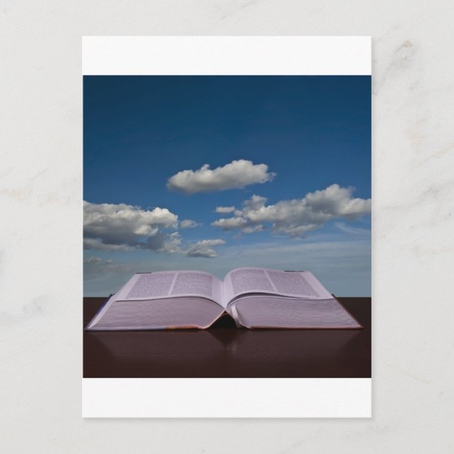 Cartão Postal abra o livro (Frente)