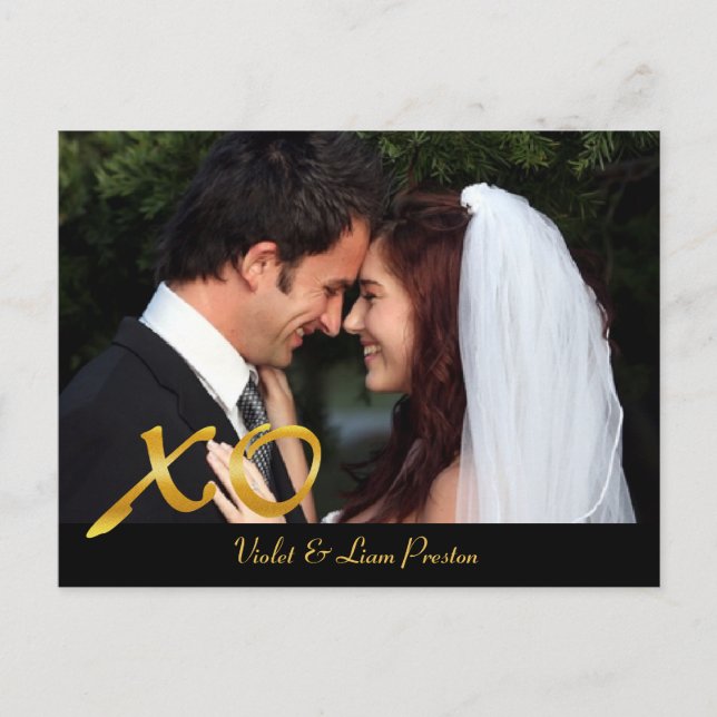 Cartão Postal Abraços e beijos Obrigado (Frente)