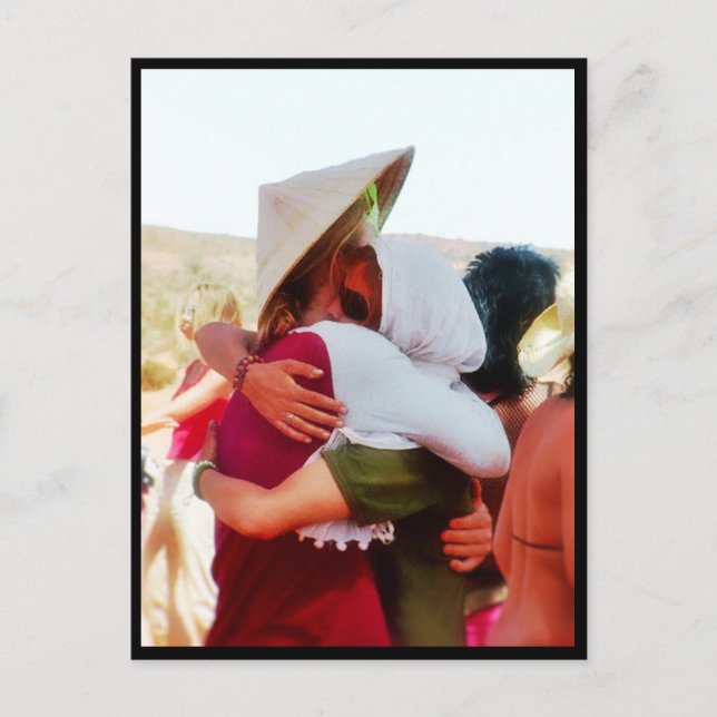 Cartão Postal Abraços no Danúbio (Frente)