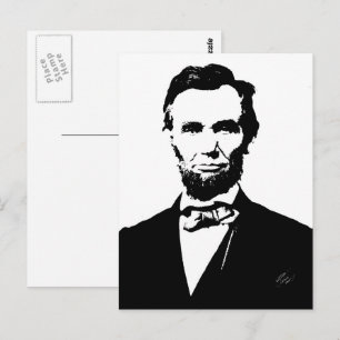 Cartão Postal Abraham Lincoln