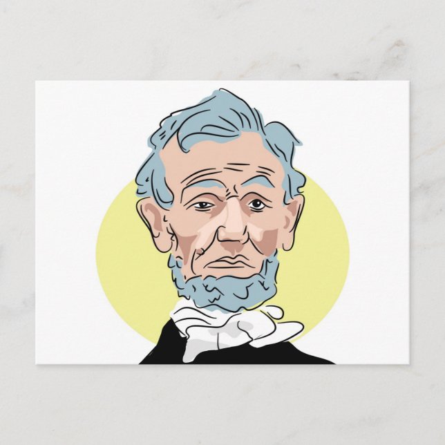 Cartão Postal Abraham Lincoln (Frente)