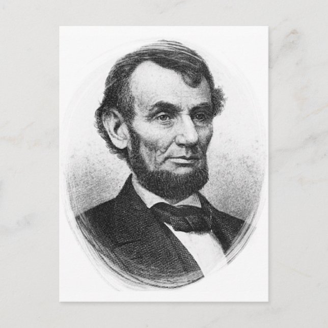 Cartão Postal Abraham Lincoln (Frente)