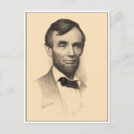 Cartão Postal Abraham Lincoln Portrait