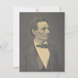 Cartão Postal Abraham Lincoln, Vintage Springfield, Illinois