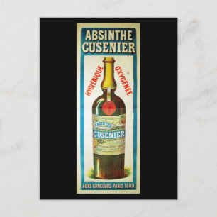 CARTÃO POSTAL ABSINO CUSENIER