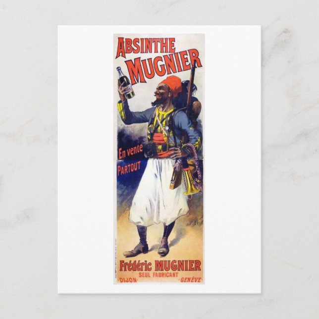 Cartão Postal Absinthe Mugnier (Frente)