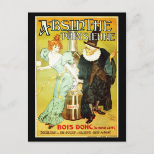 Cartão Postal Absinthe parisienne