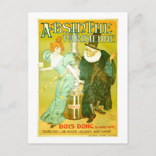 Cartão Postal Absinthe Parisienne Gélis-Didot Maltest Fine Art