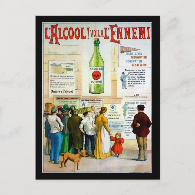 Cartão Postal Absinthe Poison (Frente)