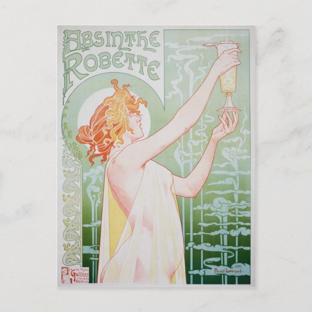 Cartão postal Absinthe Robette (Frente)