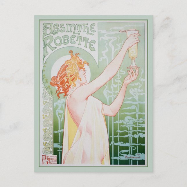 Cartão Postal Absinthe Robette (Mint) (Frente)