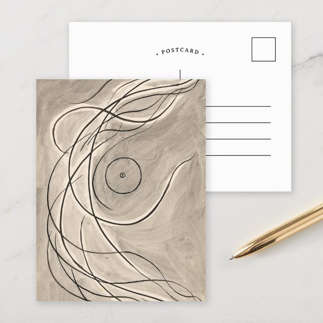 Cartão Postal Abstração da Dança | Abraham Walkowitz (Criador carregado)