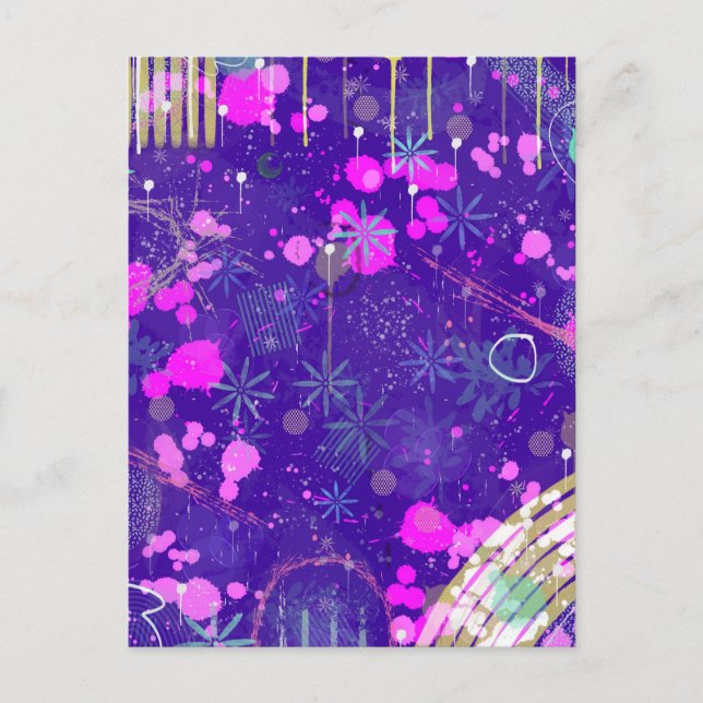 Cartão Postal Abstract Art: the Creative Mind (Frente)