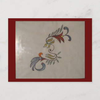 Cartão Postal abstrato,