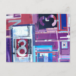CARTÃO POSTAL ABSTRATO