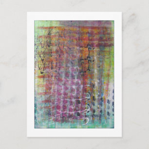 Cartão postal abstrato