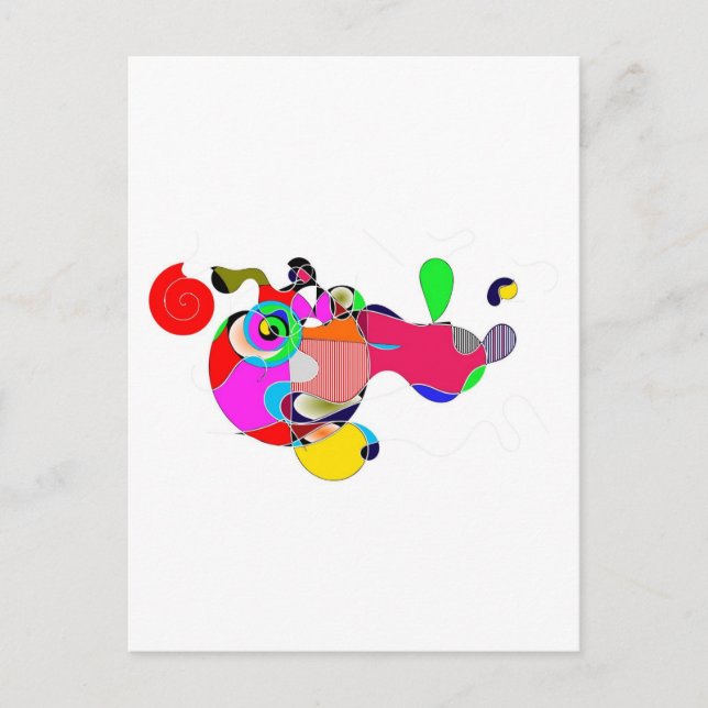 Cartão Postal Abstrato (Frente)