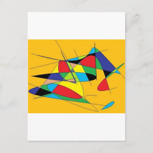 Cartão Postal Abstrato 1 (Frente)
