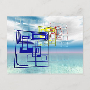 Cartão Postal Abstrato 1