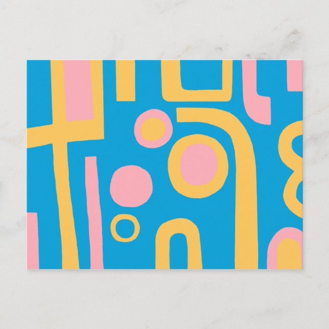 Cartão Postal Abstrato 170914v2 (Frente)