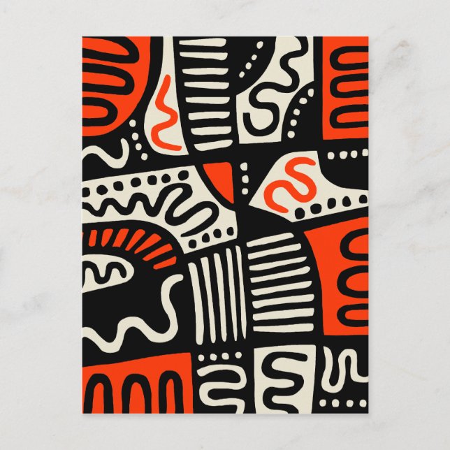 Cartão Postal Abstrato 291219c (Frente)