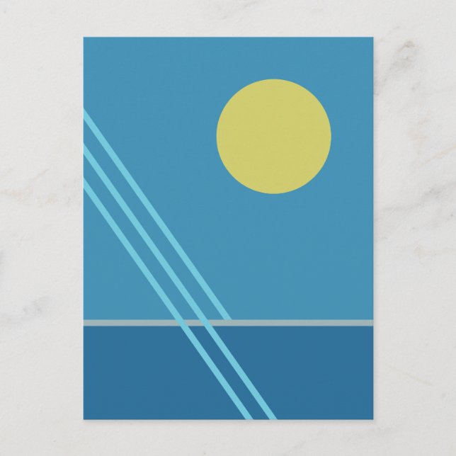 Cartão postal abstrato 3 (Frente)