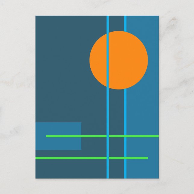 CARTÃO POSTAL ABSTRATO 4 (Frente)