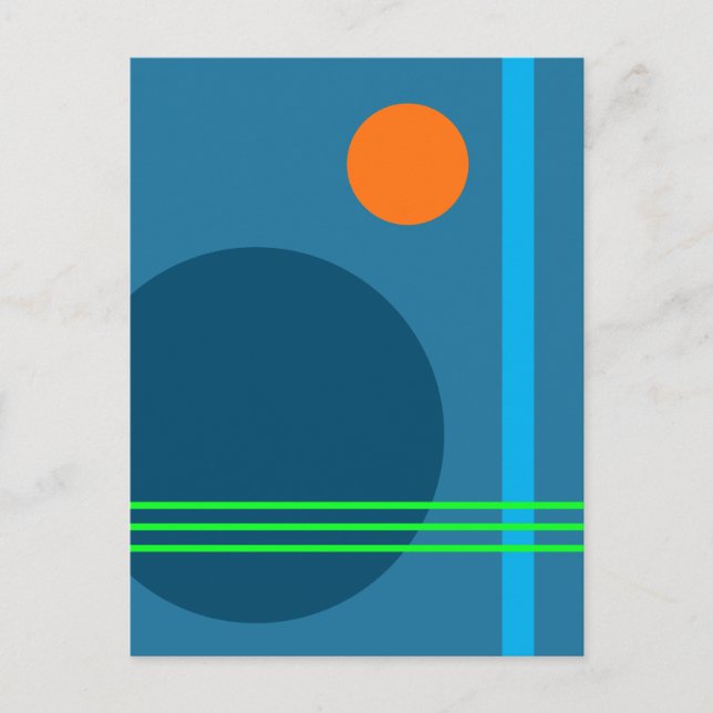 CARTÃO POSTAL ABSTRATO 5 (Frente)