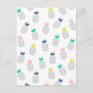 Cartão Postal Abstrato Abacaxis 2