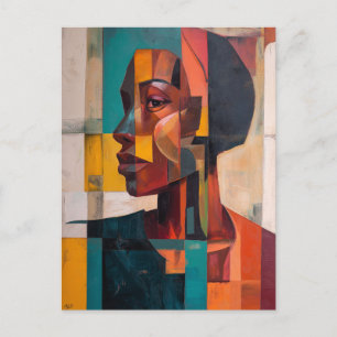 Cartão Postal Abstrato africano