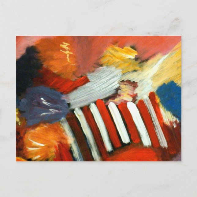 Cartão Postal Abstrato - Ao Circo (Frente)