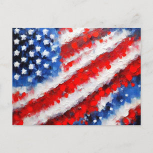 Cartão postal Abstrato Art American