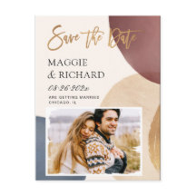 Abstrato Artístico Moderno Salve o Cartão-Postal d