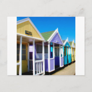 Cartão Postal Abstrato Beach Huts